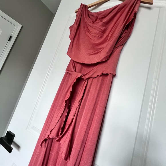 Vintage Grecian art nouveau, drape gown dress - Picture 6 of 7